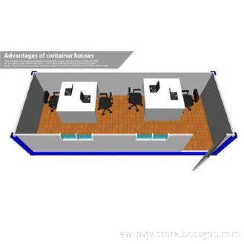 20 Foot Mobile Office Containers / Portable Modular Homes w